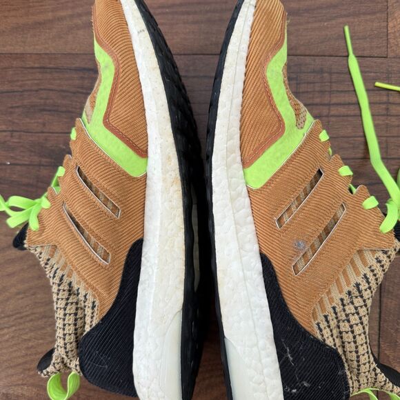 Adidas Ultraboost 5.0 Size 10 Mens DNA 'Mesa Signal Green' Running Shoes GX5255 - Picture 7 of 8